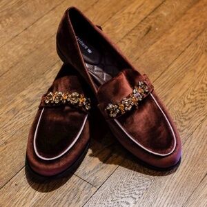 BIRDIES The Starling—Brandy Velvet Jeweled